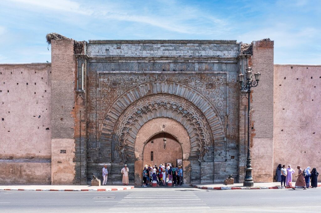 building, door, ruins, wooden gate, portal, architecture, ornament, oriental, marrakech, morocco, tourism, city, marrakech, marrakech, marrakech, marrakech, marrakech