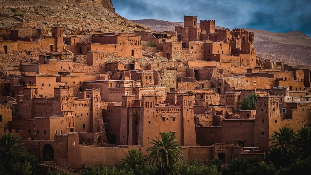 morocco, city, historic, village, clay, old, antique, ait-ben-haddou, arabic, town, arid, desert, brown city, nature, brown desert, brown village, brown old